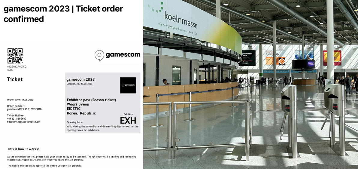 gamescom tips for exhibitors_ticket EXH and entrance