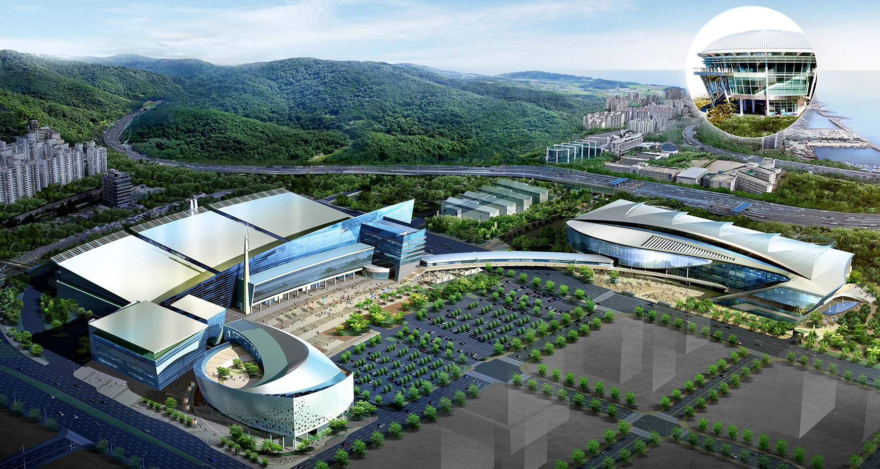 Busan BEXCO 3D map for G-Star Korea