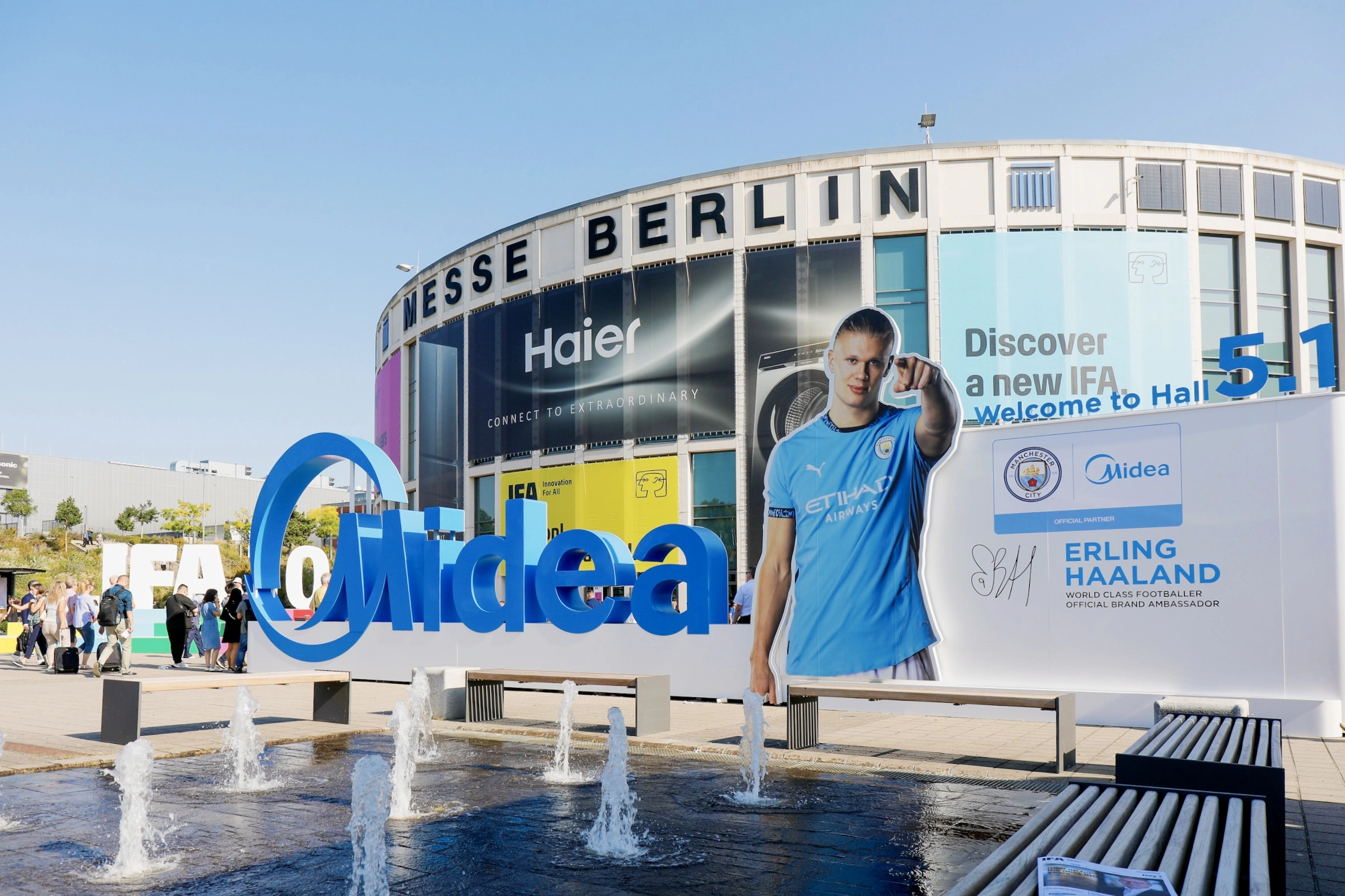 Messe Berlin exhibition hall for IFA exhibitors